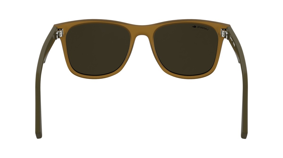 Sunglasses Lacoste L6054S N (210) color transparent brown shape rectangle 