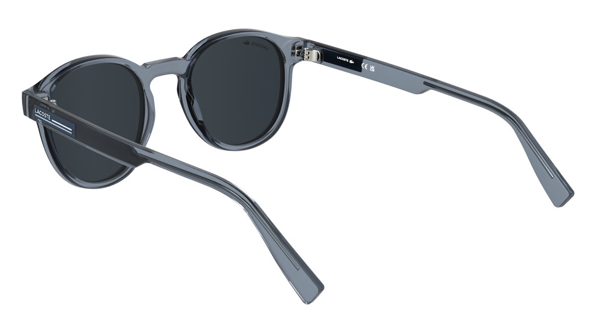 Sonnenbrillen Lacoste L6055S N (038) farbe transparent light grey form rechteckig 