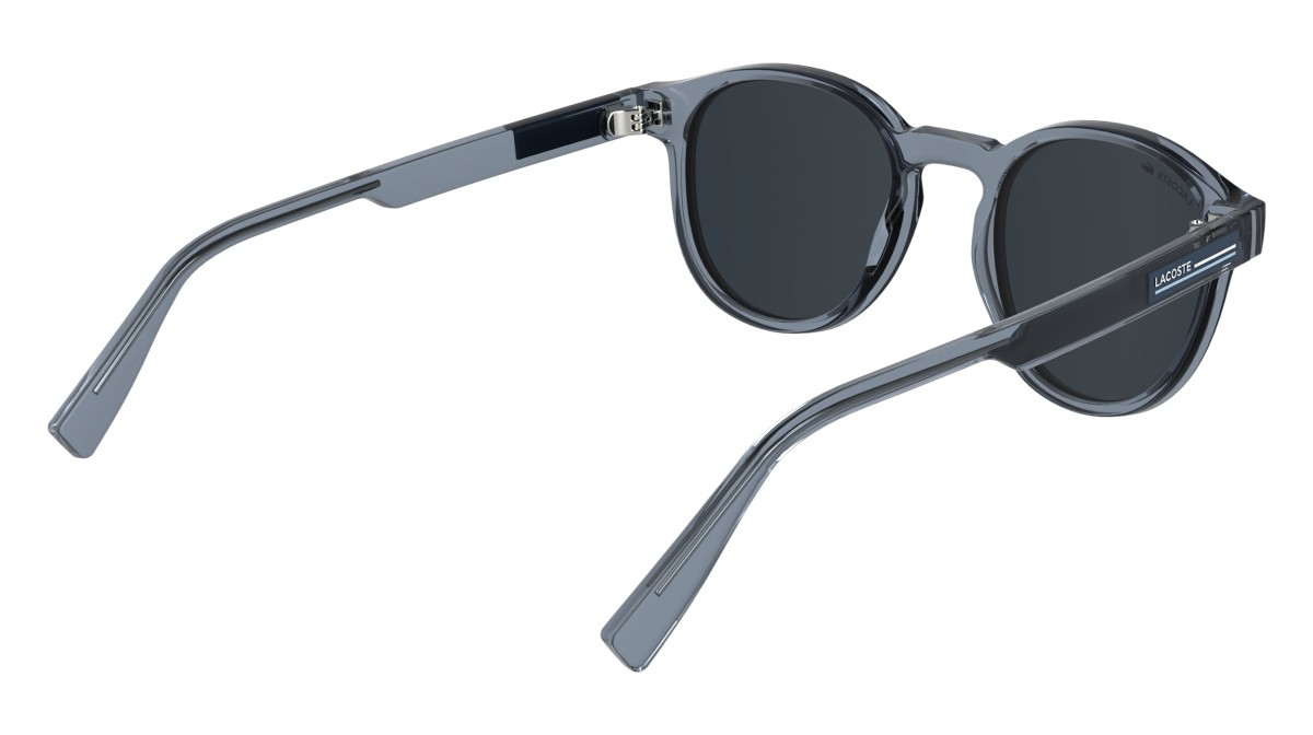 Sonnenbrillen Lacoste L6055S N (038) farbe transparent light grey form rechteckig 
