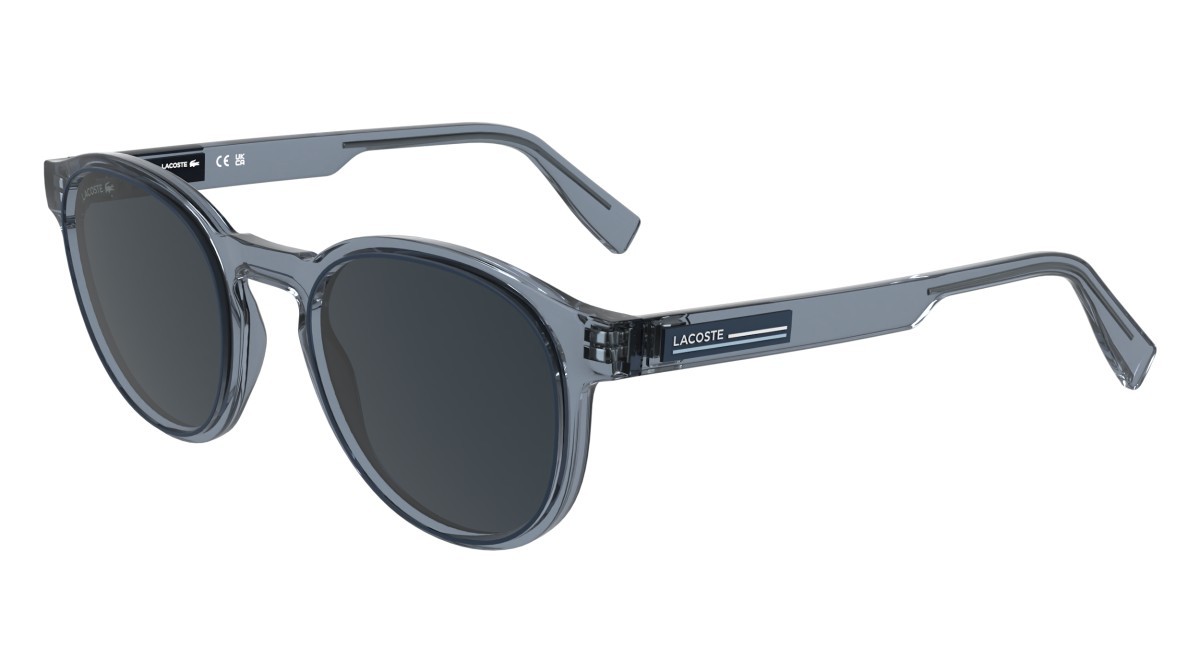 Sonnenbrillen Lacoste L6055S N (038) farbe transparent light grey form rechteckig 