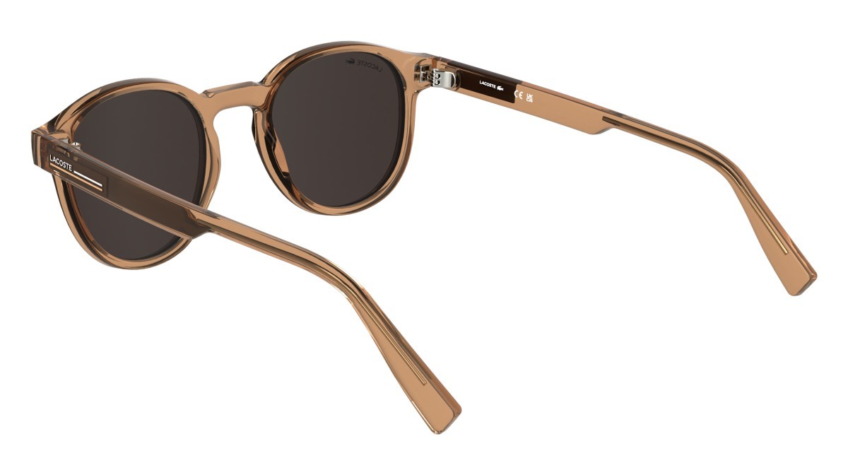 Sunglasses Lacoste L6055S N (204) color transparent brick shape rectangle 