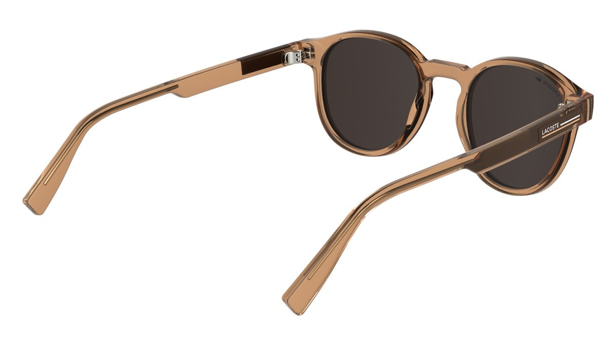 Sunglasses Lacoste L6055S N (204) color transparent brick shape rectangle 