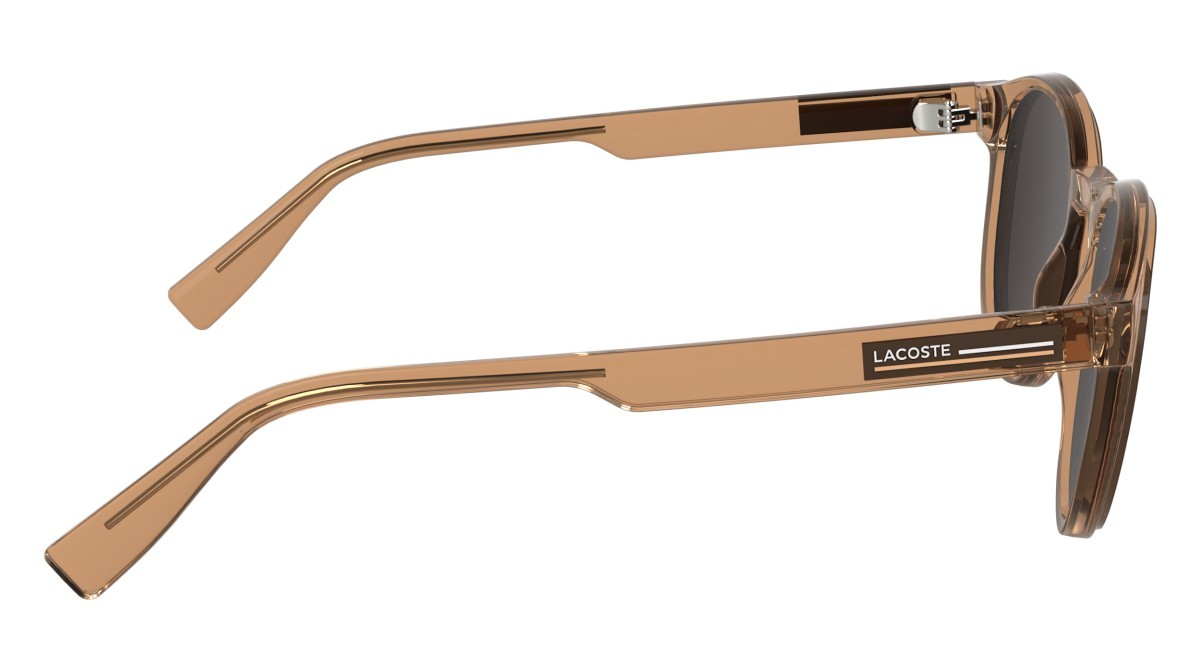 Sunglasses Lacoste L6055S N (204) color transparent brick shape rectangle 