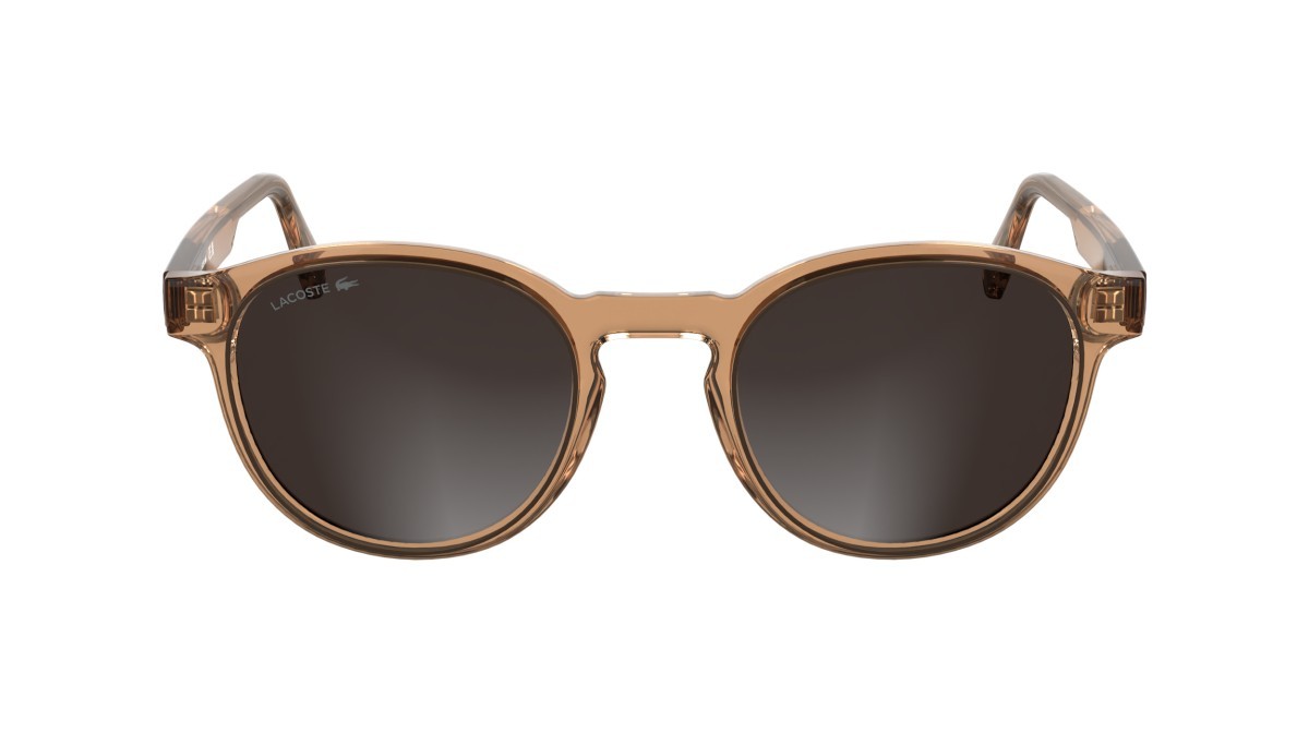 Sunglasses Lacoste L6055S N (204) color transparent brick shape rectangle 