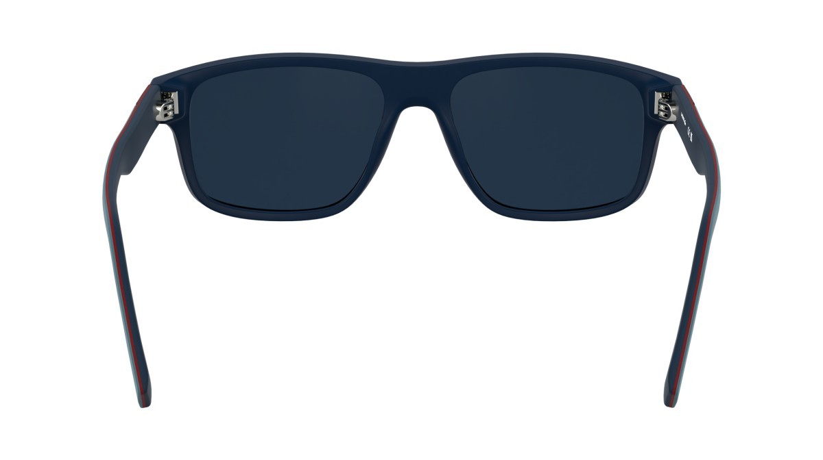 Sunglasses Lacoste L6057S N (424) color matte blue shape rectangle 