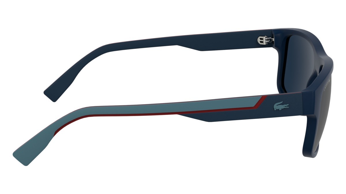 Sunglasses Lacoste L6057S N (424) color matte blue shape rectangle 