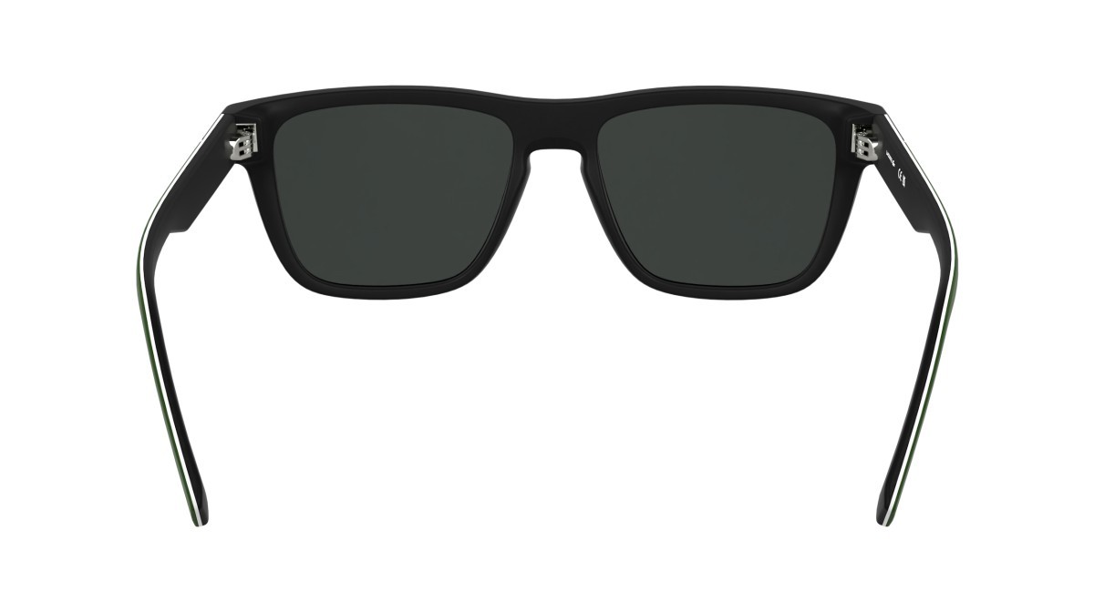 Sunglasses Lacoste L6058S N (002) color matte black shape rectangle 