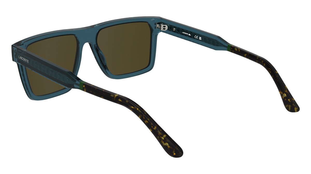 Sunglasses Lacoste L6059S N (410) color transparent blue shape rectangle 