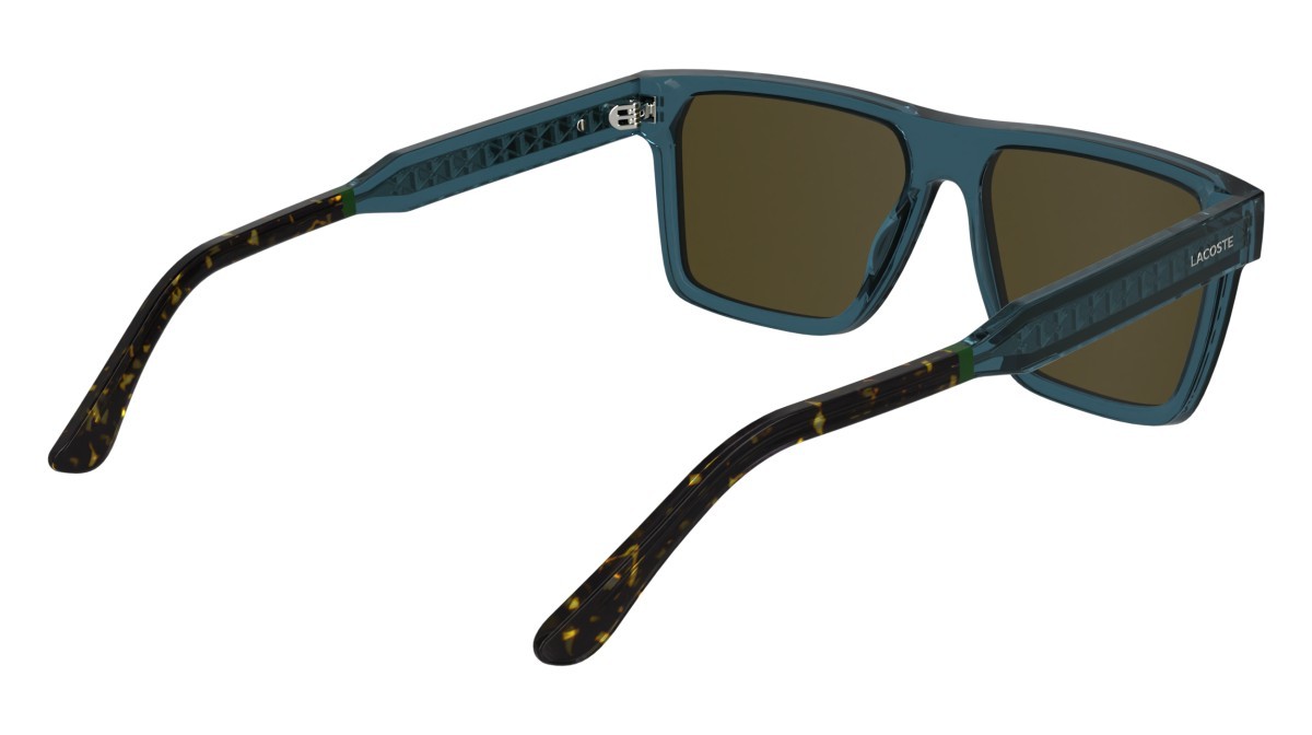 Sunglasses Lacoste L6059S N (410) color transparent blue shape rectangle 