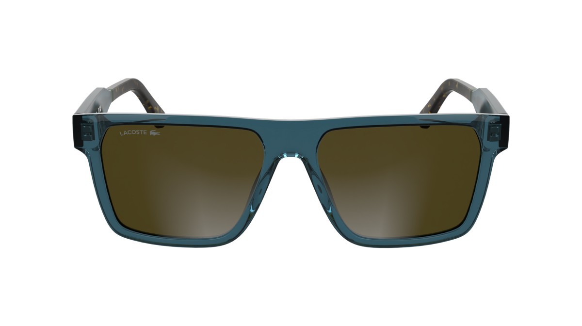 Sunglasses Lacoste L6059S N (410) color transparent blue shape rectangle 