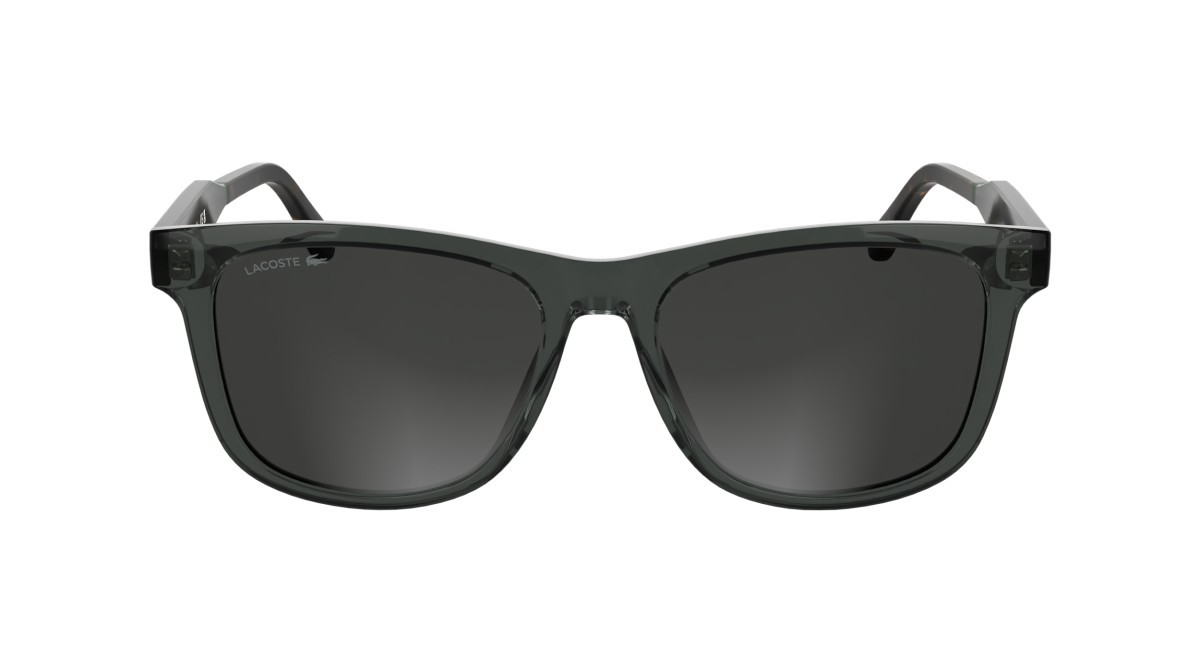 Sunglasses Lacoste L6060S N (035) color transparent dark grey shape rectangle 