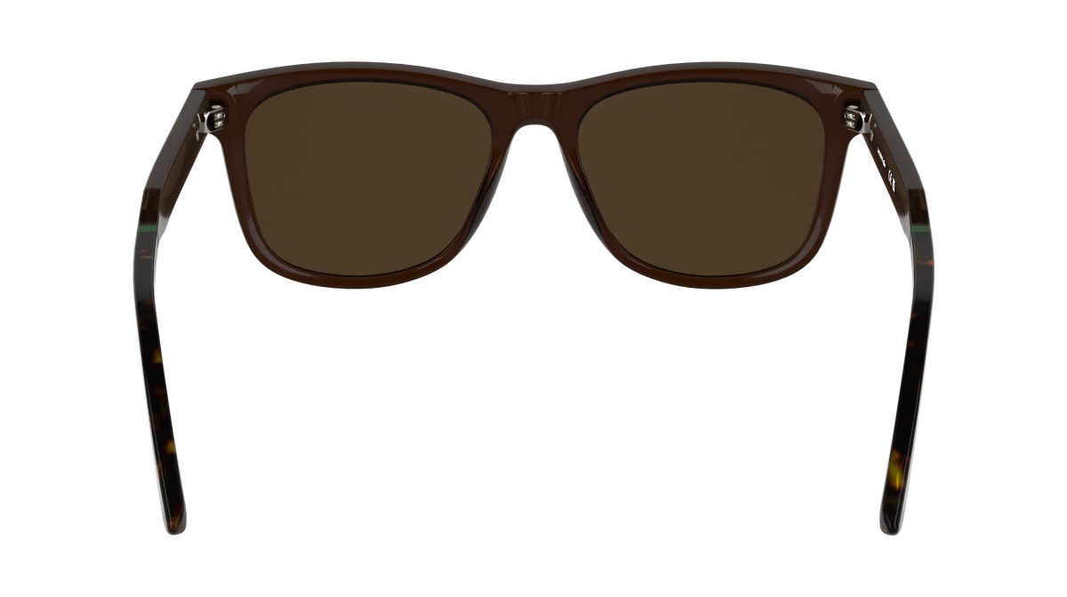 Sunglasses Lacoste L6060S N (210) color transparent dark brown shape rectangle 