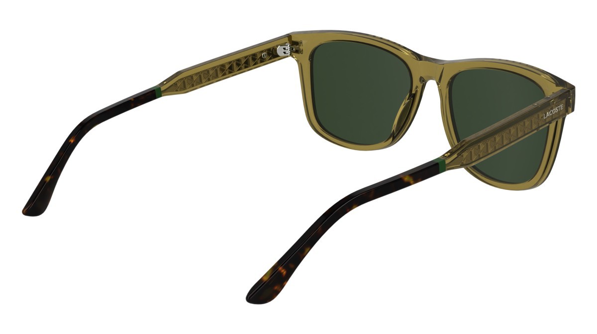 Sunglasses Lacoste L6060S N (264) color transparent sand shape rectangle 