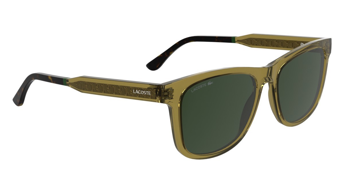 Sunglasses Lacoste L6060S N (264) color transparent sand shape rectangle 