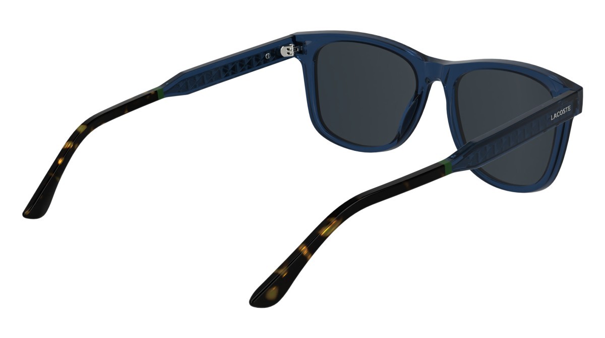 Sunglasses Lacoste L6060S N (410) color transparent blue shape rectangle 