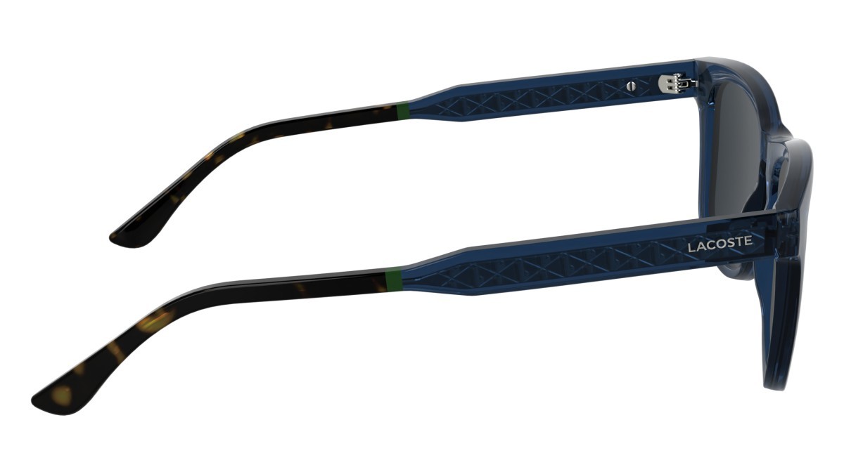 Sunglasses Lacoste L6060S N (410) color transparent blue shape rectangle 
