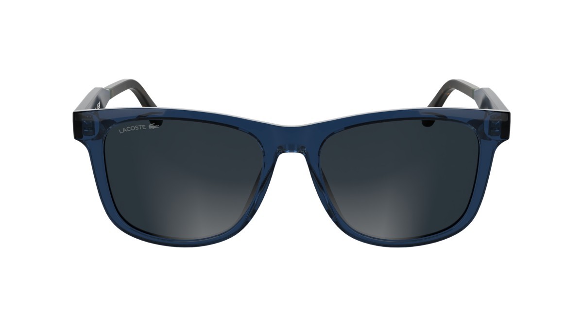 Sunglasses Lacoste L6060S N (410) color transparent blue shape rectangle 