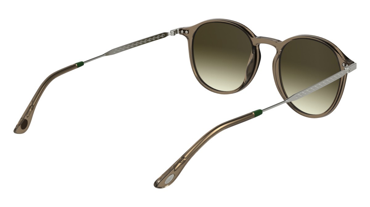 Sunglasses Lacoste L6061S N (210) color transparent brown shape rectangle 