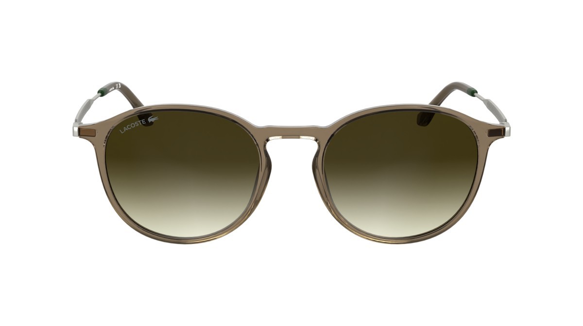 Sunglasses Lacoste L6061S N (210) color transparent brown shape rectangle 
