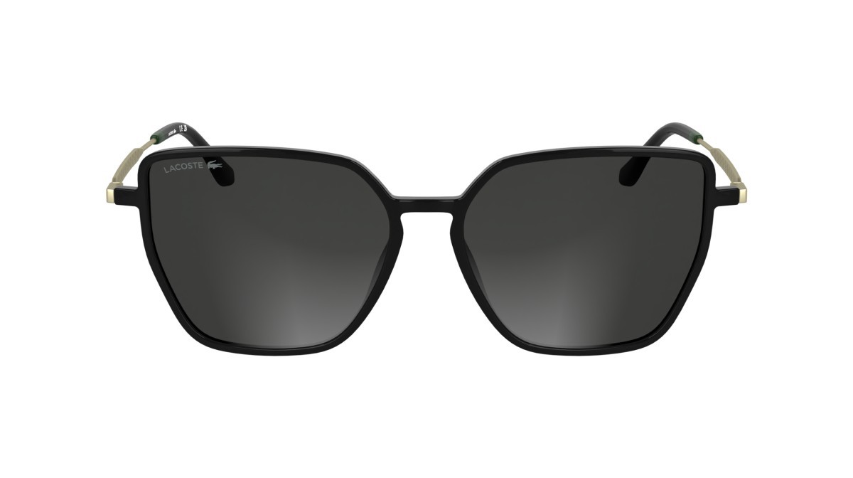 Sunglasses Lacoste L6062S N (001) color black shape rectangle 