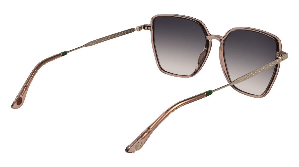Sunglasses Lacoste L6062S N (662) color transparent blush shape rectangle 