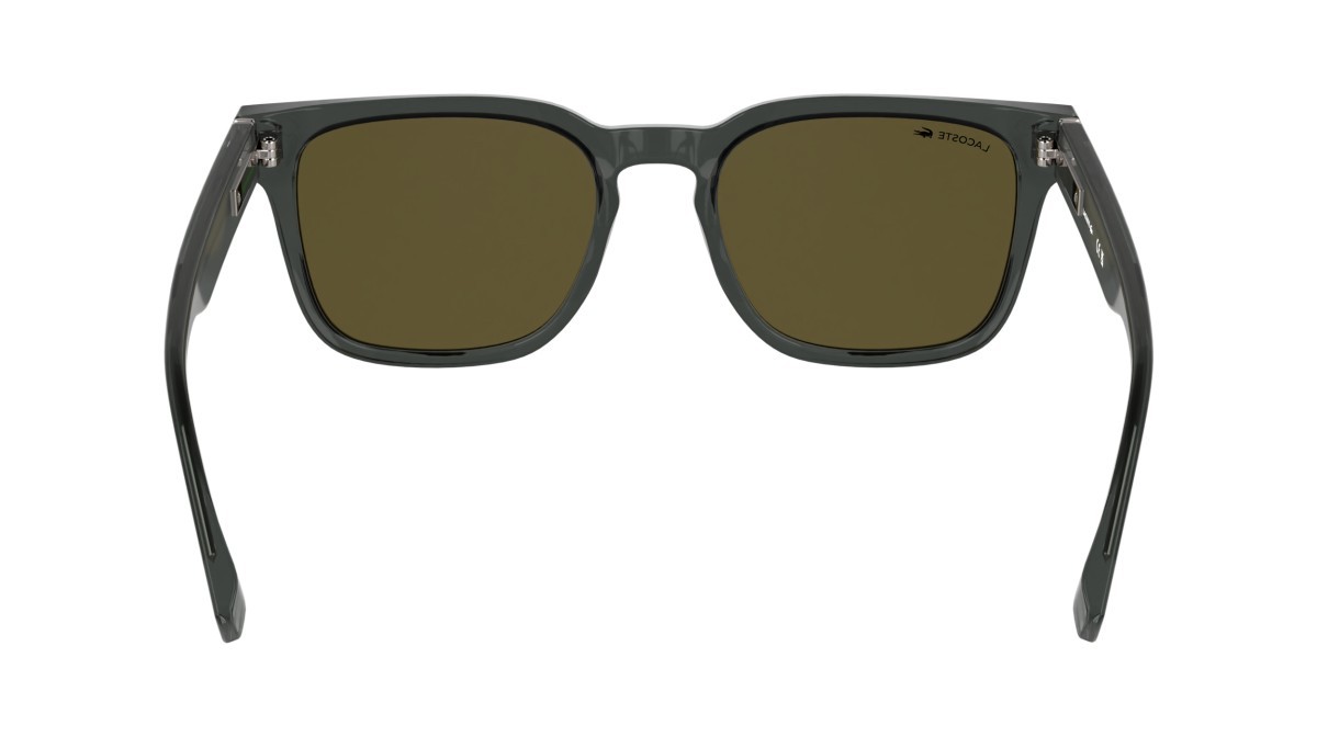 Sunglasses Lacoste L6065S N (035) color transparent grey shape rectangle 