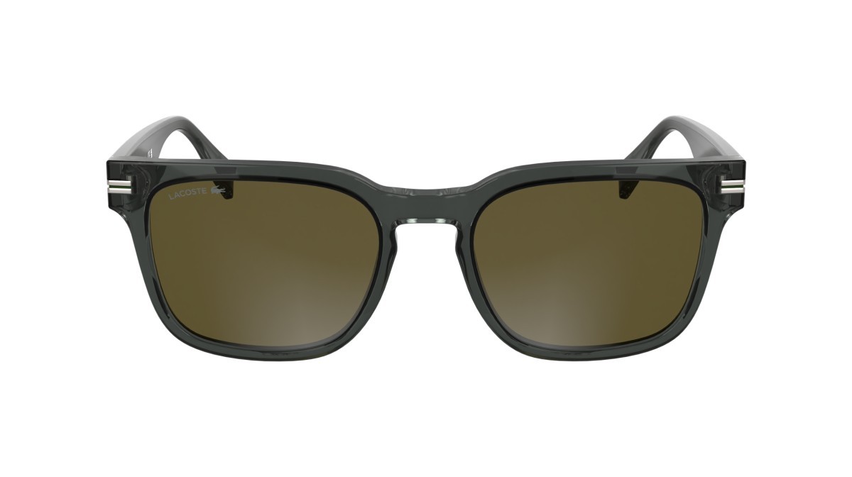 Sunglasses Lacoste L6065S N (035) color transparent grey shape rectangle 