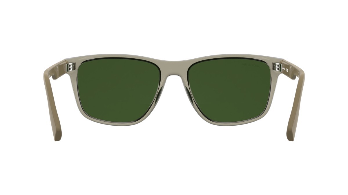 Sunglasses Lacoste L6078S (264) color transprent sand shape rectangle lenses solid green