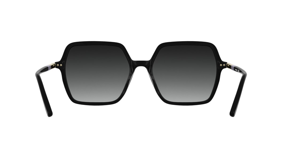 Sunglasses Lacoste L6079S (001) color black shape rectangle lenses gradient grey