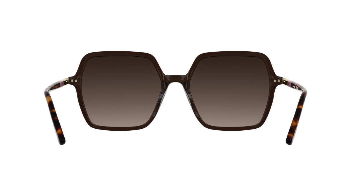 Sunglasses Lacoste L6079S (601) color burgundy shape rectangle lenses gradient brown