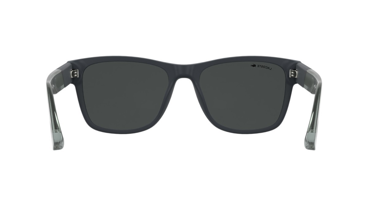 Sunglasses Lacoste L6084S (035) color matte grey shape rectangle lenses smoke