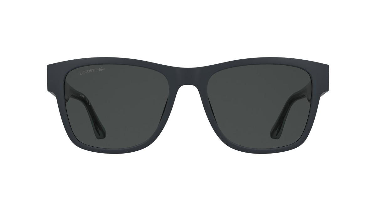 Sunglasses Lacoste L6084S (035) color matte grey shape rectangle lenses smoke