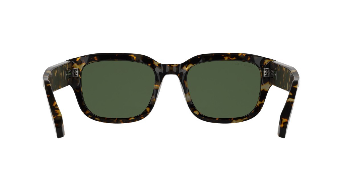 Sunglasses Lacoste L6093S (230) color dark havana shape rectangle lenses solid green