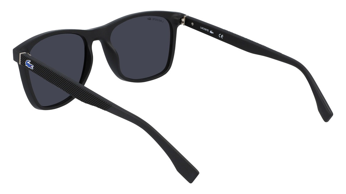 Sunglasses Lacoste L860SE (001) color black matte shape rectangle 