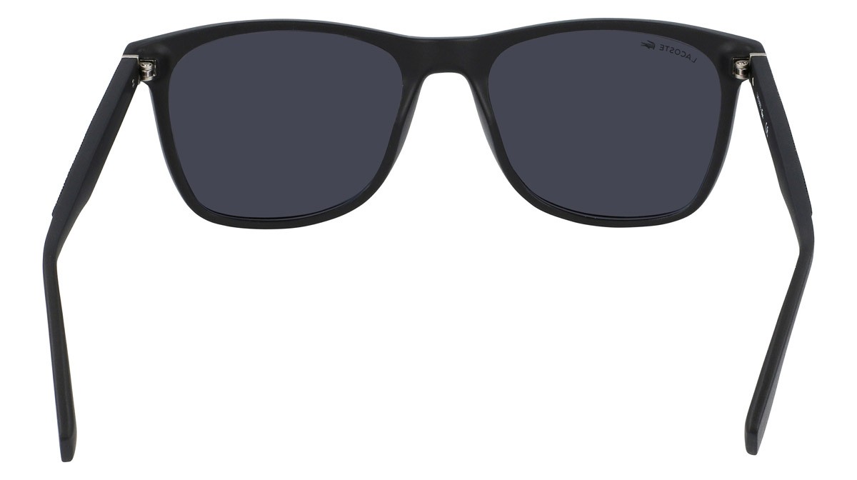 Sunglasses Lacoste L860SE (001) color black matte shape rectangle 