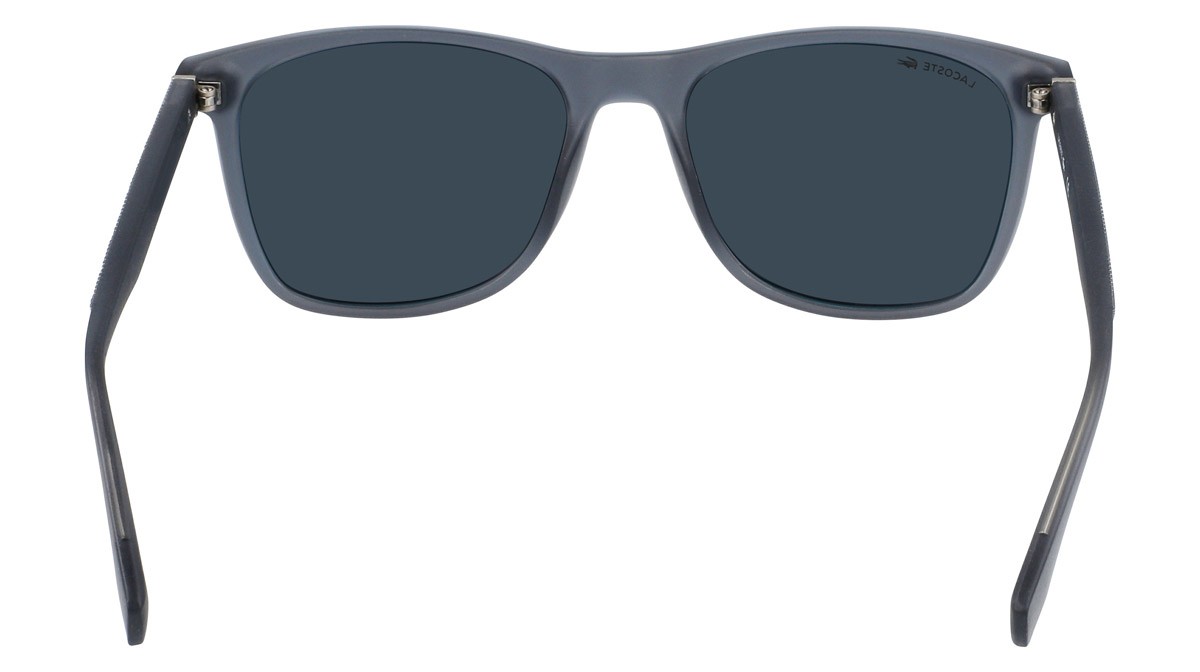 Sunglasses Lacoste L860SE (035) color grey matte shape rectangle 