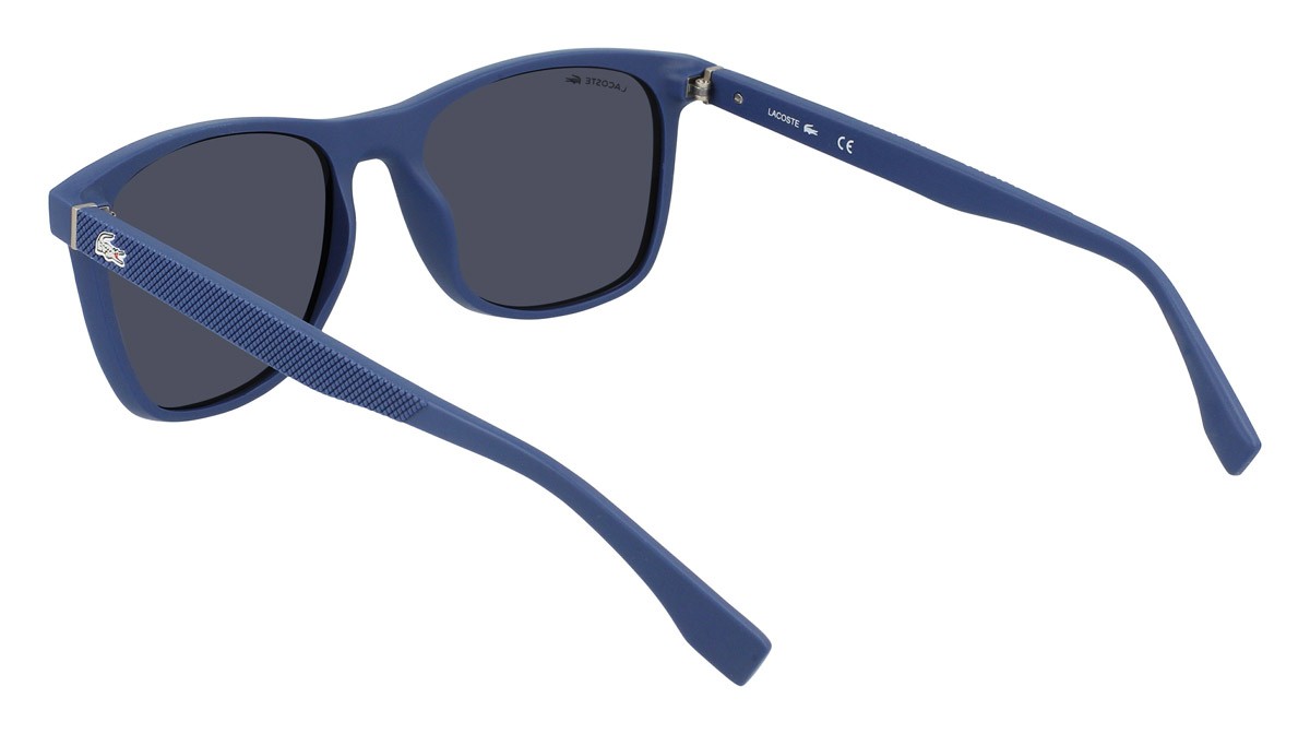 Sonnenbrillen Lacoste L860SE (424) farbe blue matte form rechteckig 