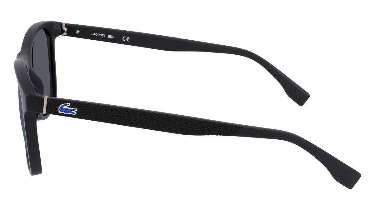 Sunglasses Lacoste L860SE N (001) color black matte shape rectangle 