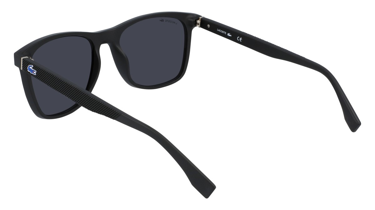 Sunglasses Lacoste L860SE N (001) color black matte shape rectangle 