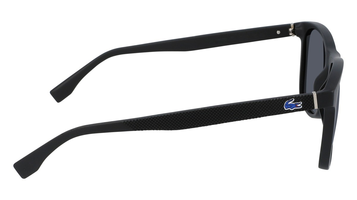 Sunglasses Lacoste L860SE N (001) color black matte shape rectangle 