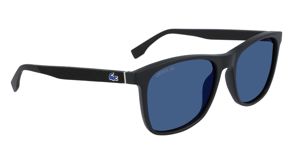 Sunglasses Lacoste L860SE N (001) color black matte shape rectangle 