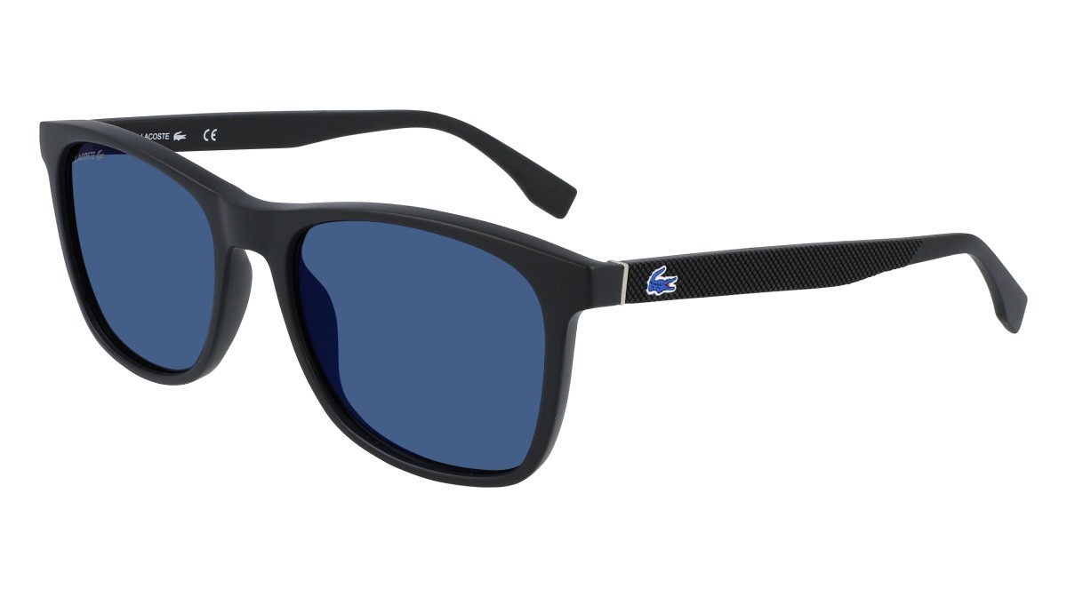 Sunglasses Lacoste L860SE N (001) color black matte shape rectangle 