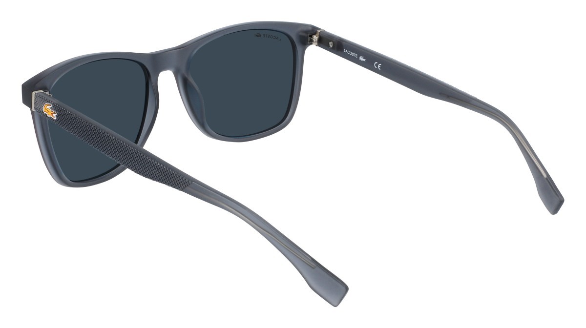 Sunglasses Lacoste L860SE N (035) color grey matte shape rectangle 