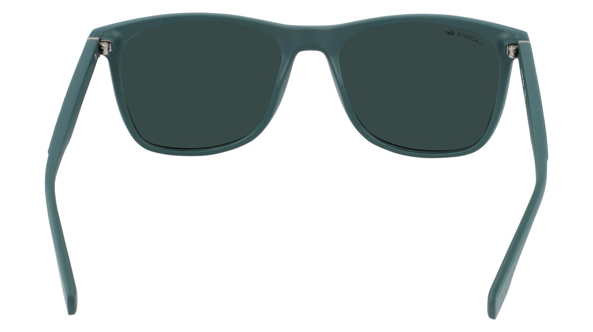 Sunglasses Lacoste L860SE N (315) color dark green matte shape rectangle 