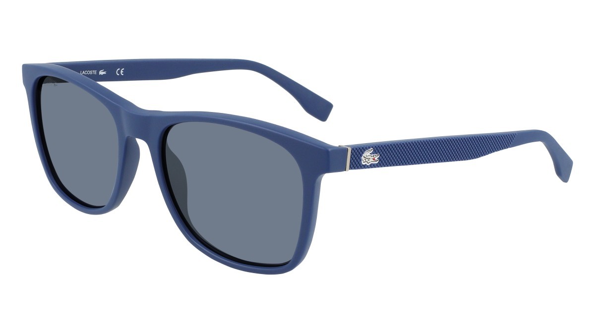 Sonnenbrillen Lacoste L860SE N (424) farbe blue matte form rechteckig 