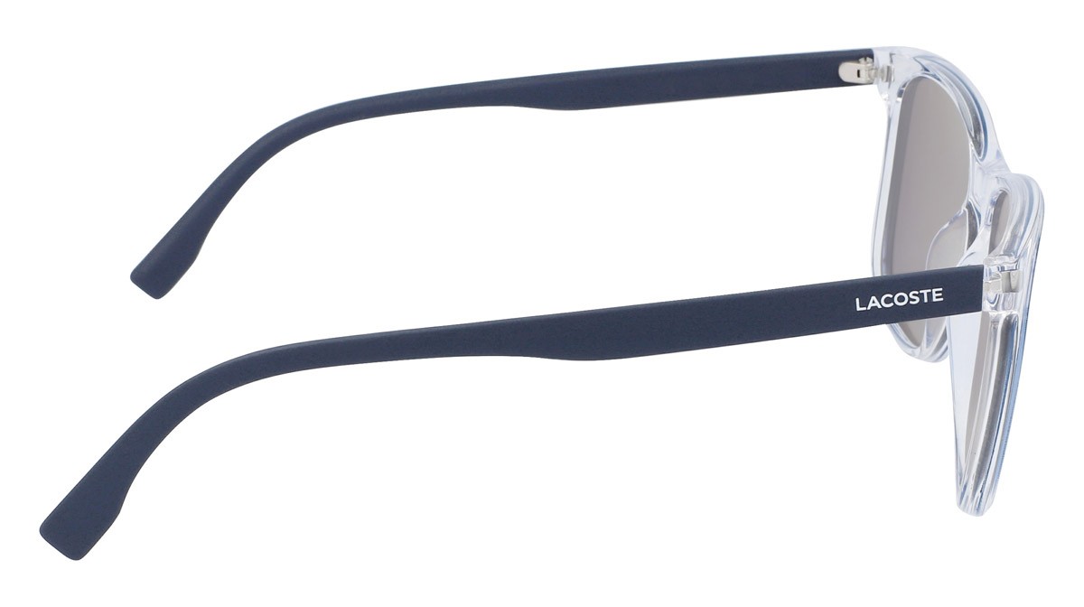 Sunglasses Lacoste L882S (414) color crystal/navy shape rectangle 