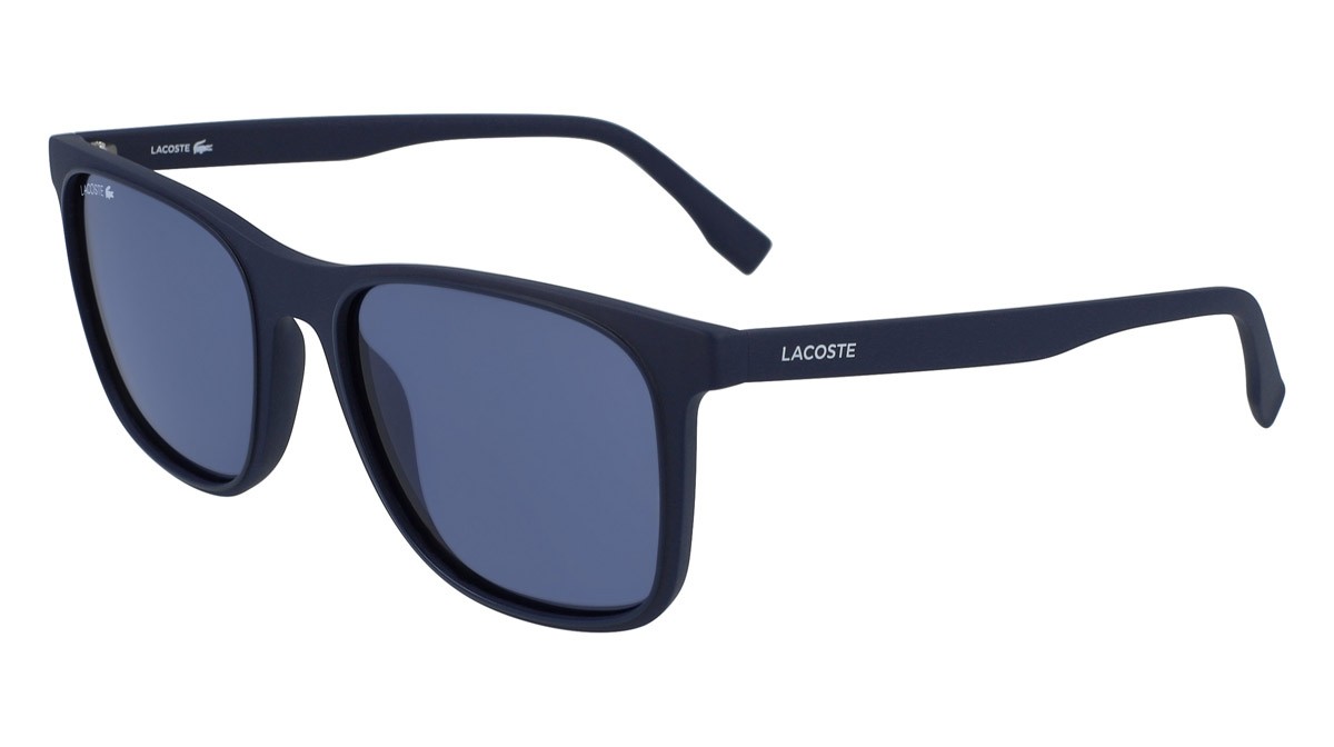 Sunglasses Lacoste L882S (424) color blue shape rectangle 
