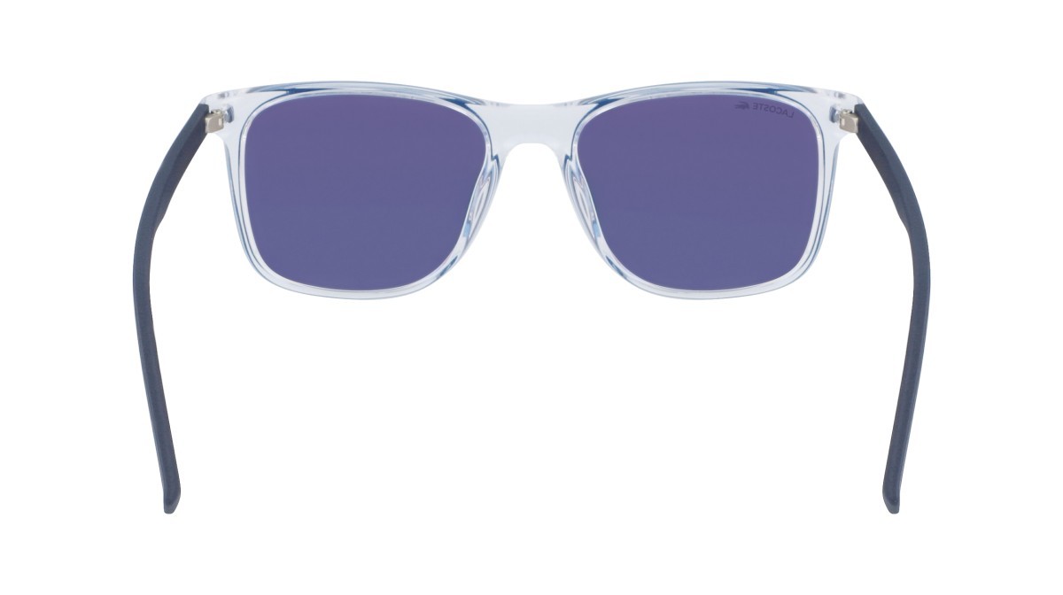 Sunglasses Lacoste L882S N (414) color crystal/navy shape rectangle 