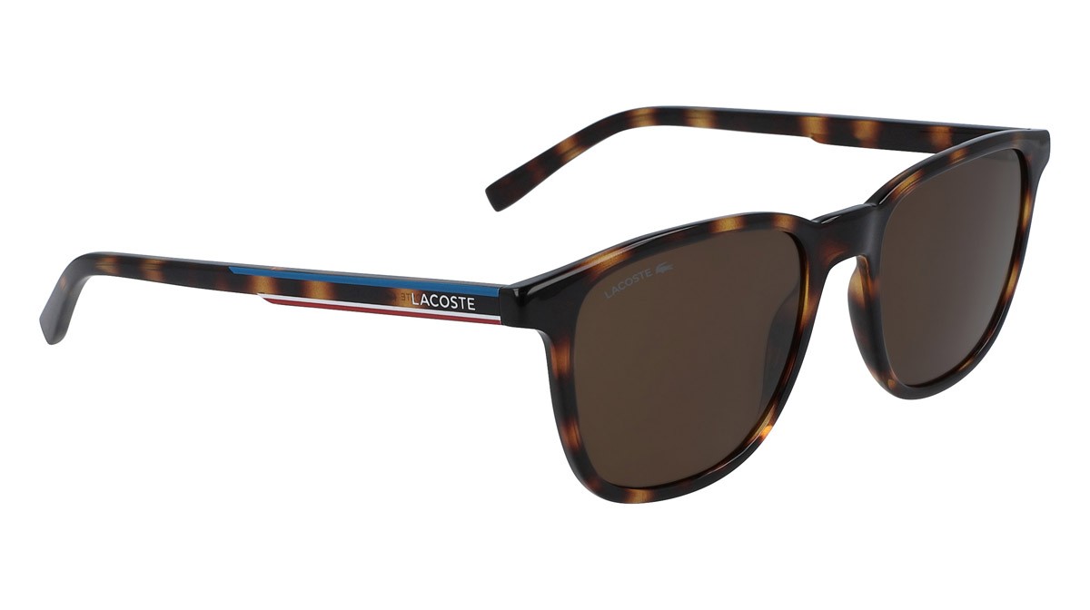 Occhiali da sole Lacoste L915S (214) colore havana forma rettangolare 