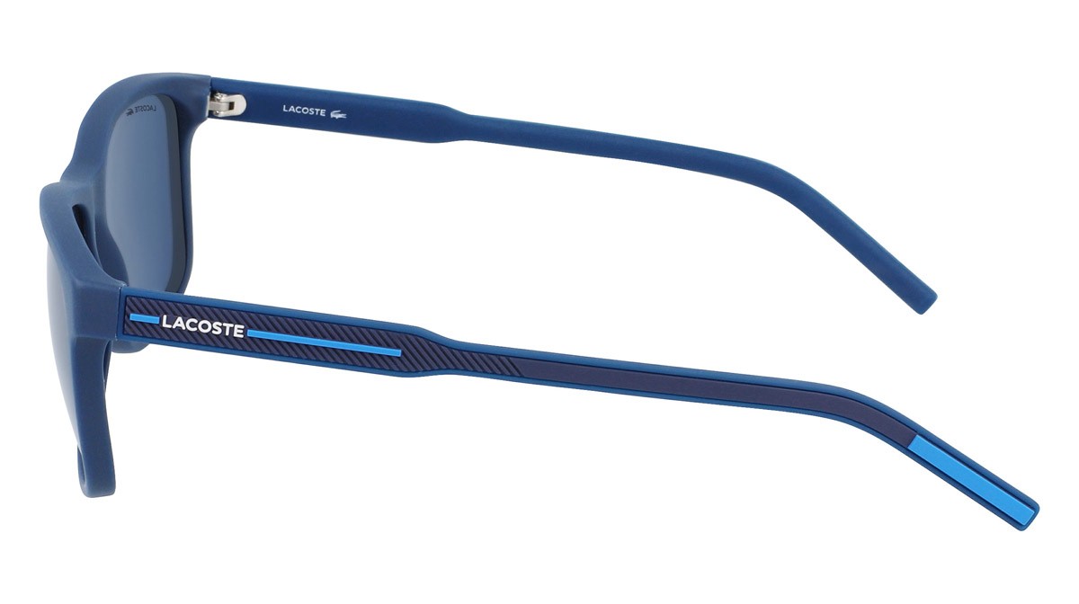 Sonnenbrillen Lacoste L931S (424) farbe matte blue form rechteckig 